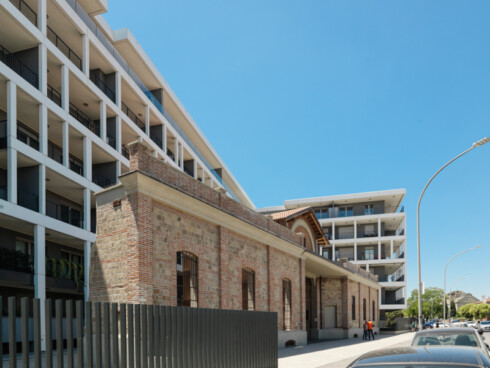 Portofluviale 71, Roma - dettaglio struttura