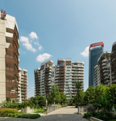 Visione d'insieme panoramica CityLife, Milano