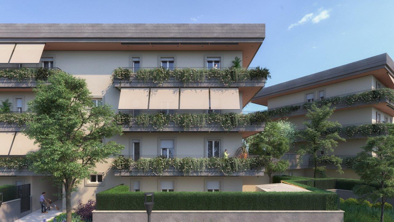 Complesso residenziale Civico 11, Viterbo: facciata Complesso residenziale Civico 11, Viterbo: facciata