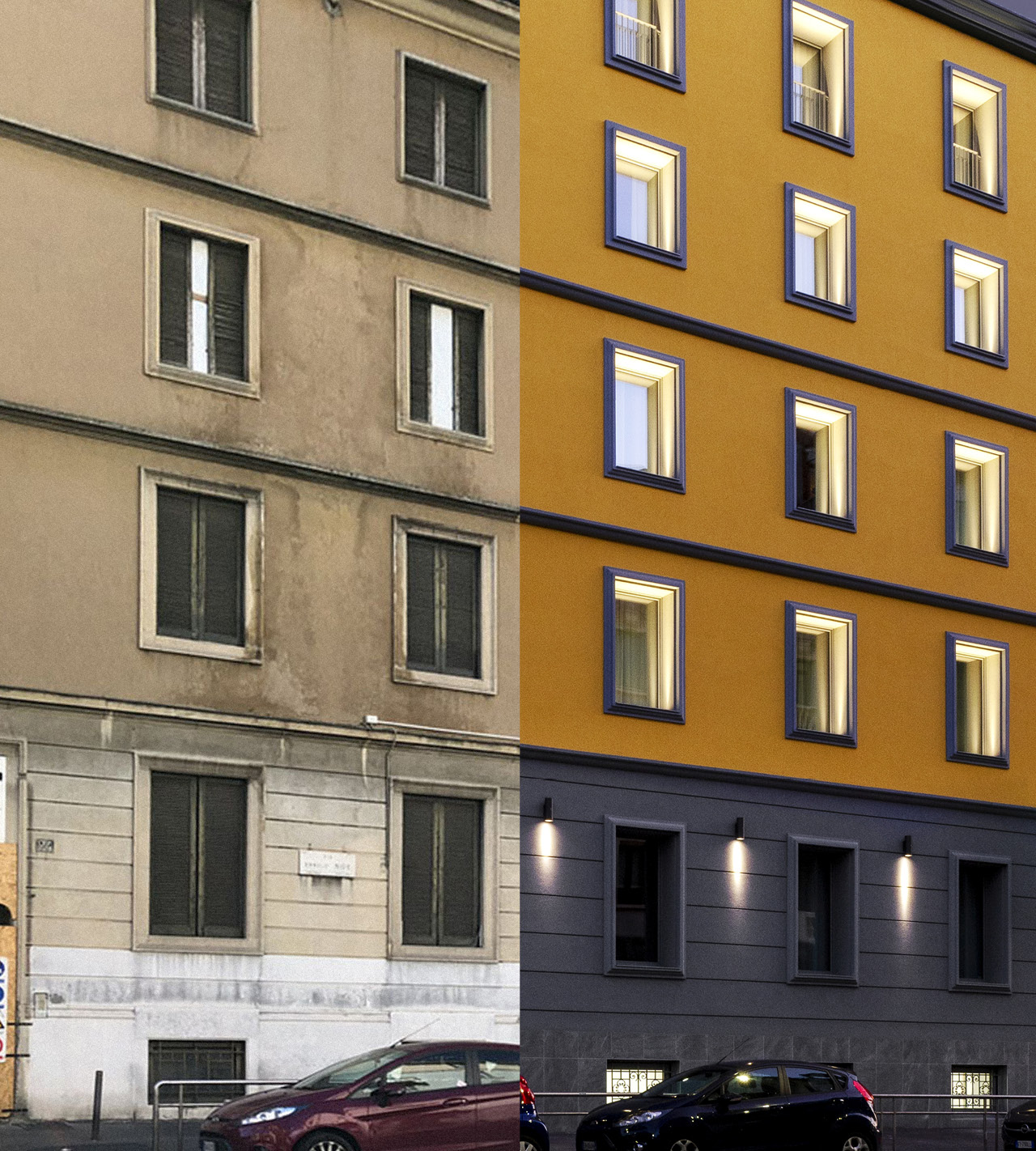 cantiere riqualificazione con monoblocco PRESYSTEM SERIE R